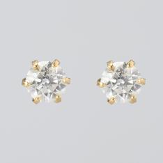 K18 0．7ctダイヤピアス