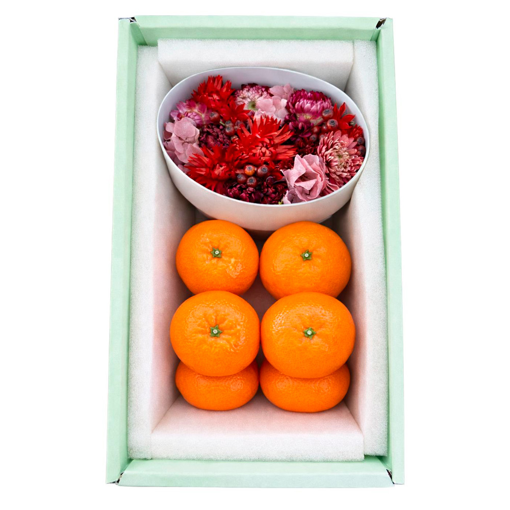 【母の日】Flower BOX×カラマンダリン×母の日オリジナルカード