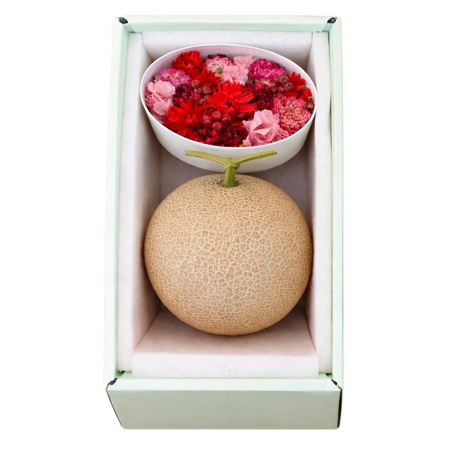【母の日】Flower BOX×マスクメロン×母の日オリジナルカード