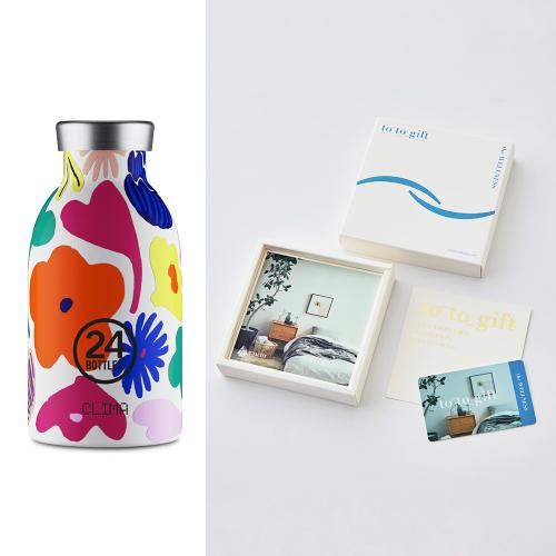 the WELLNESS 水コース（カード型カタログギフト）＋24ボトルズ アクアフィオリ－タ