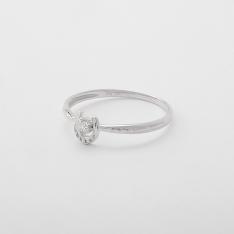 K10WGダイヤ馬蹄リング