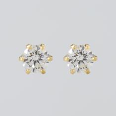 K18 0.25ctダイヤピアス