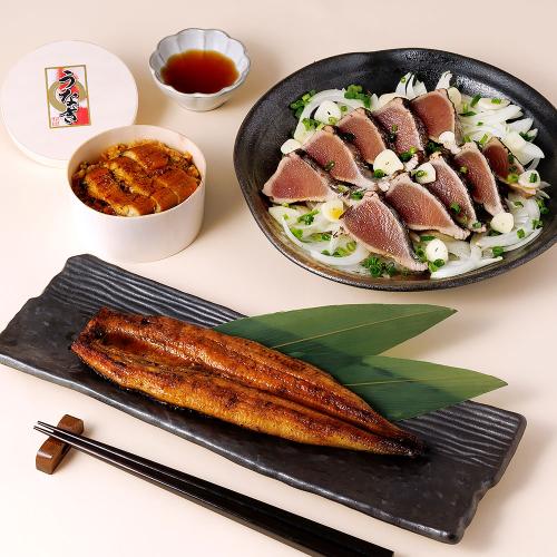 【父の日】土佐西岡養鰻うなぎ・わっぱ飯と鰹のたたき