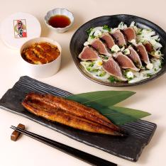 【父の日】土佐西岡養鰻うなぎ・わっぱ飯と鰹のたたき