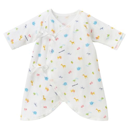 ピュアベールニットガーゼコンビ肌着(40-2311-825) 50cm→60cm