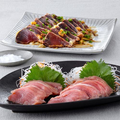 【父の日】一本釣り鰹のたたきと刺身詰合せ