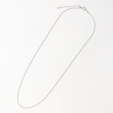 プラチナ0.8mmベネチアンスライドチェーン50cm