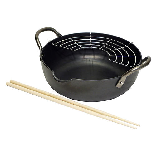 極 JAPAN 鉄製天ぷら鍋 24cm