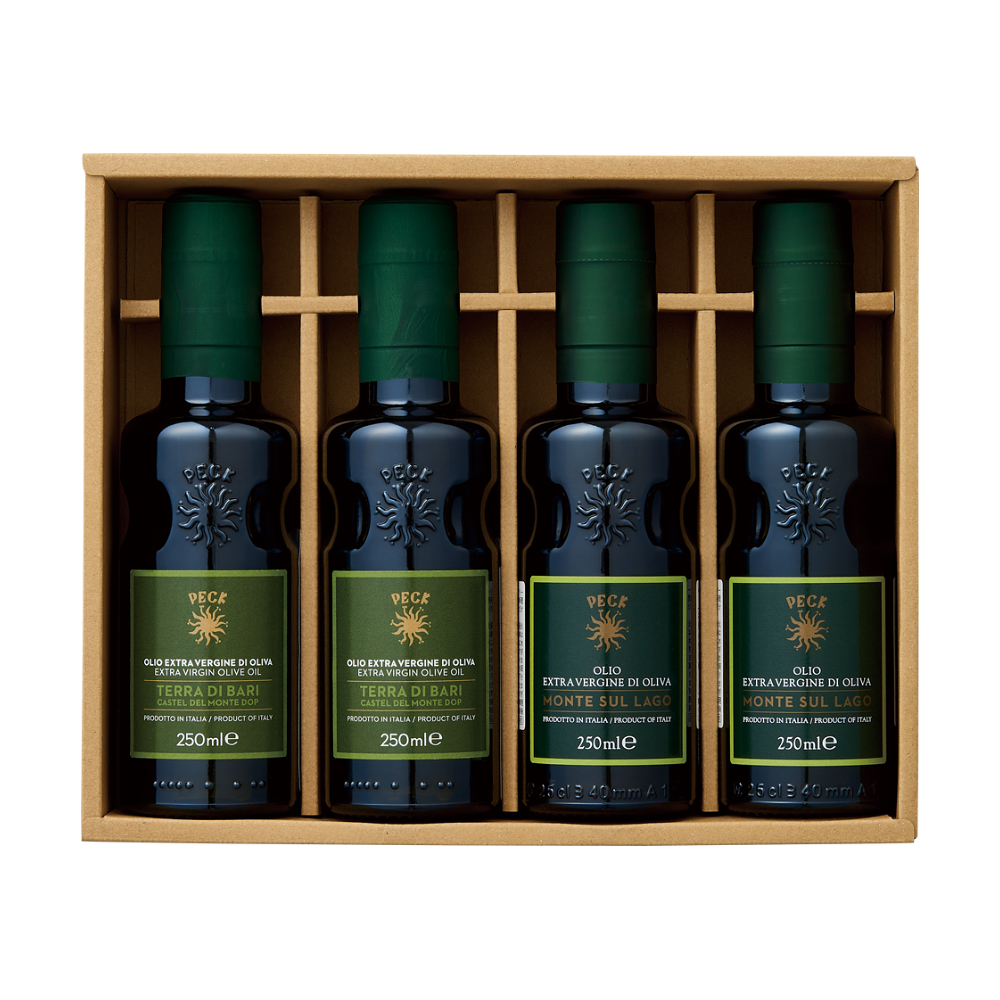 〈ペック〉オリーブオイル4本詰合せ