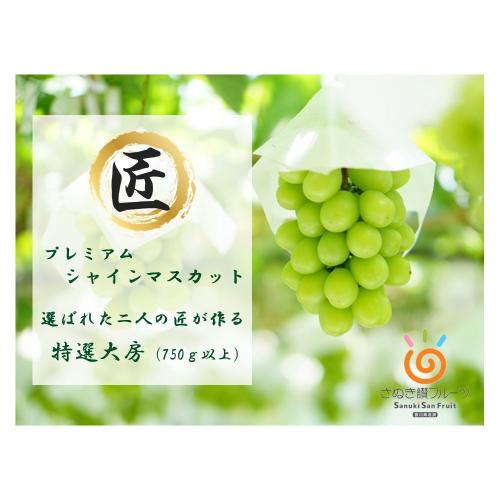 ＜JA香川県＞プレミアム シャインマスカット「匠」