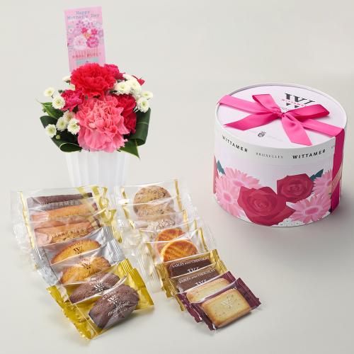 【母の日】アレンジ＆ヴィタメール　フルーレット・エッセンシャル　M