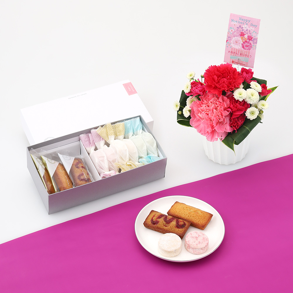 【母の日】アレンジ＆HIBIKA　春の詰合せ