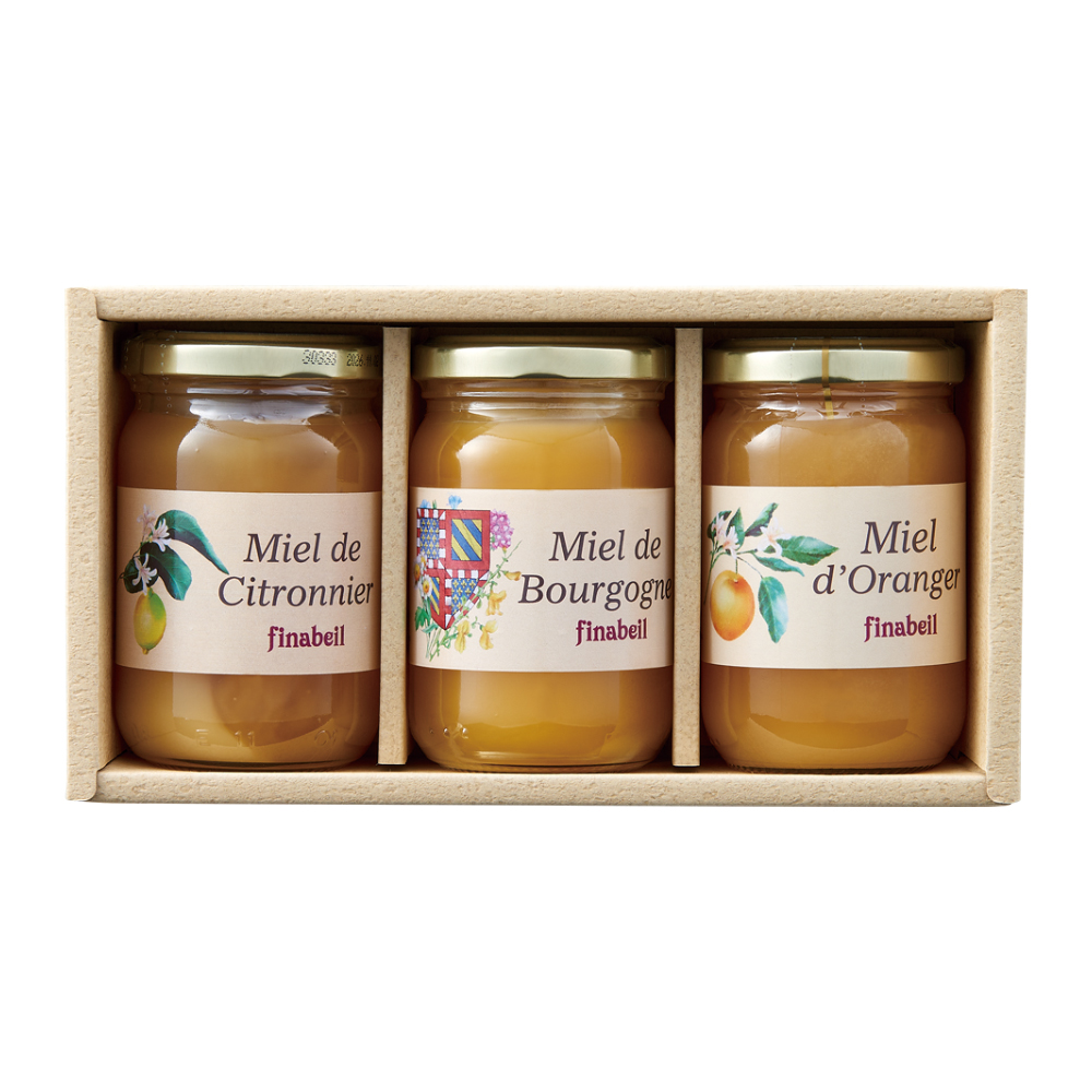 〈フィナベル〉純粋はちみつ3本詰合せ