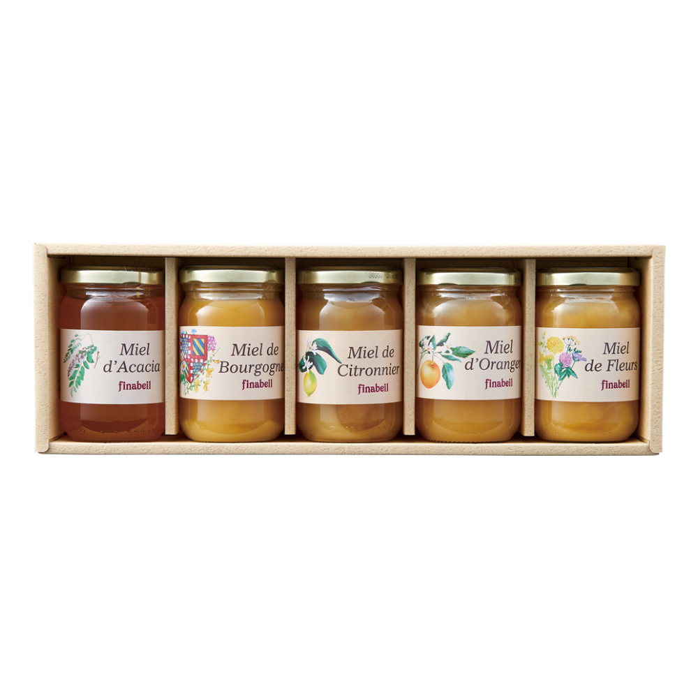 〈フィナベル〉純粋はちみつ5本詰合せ