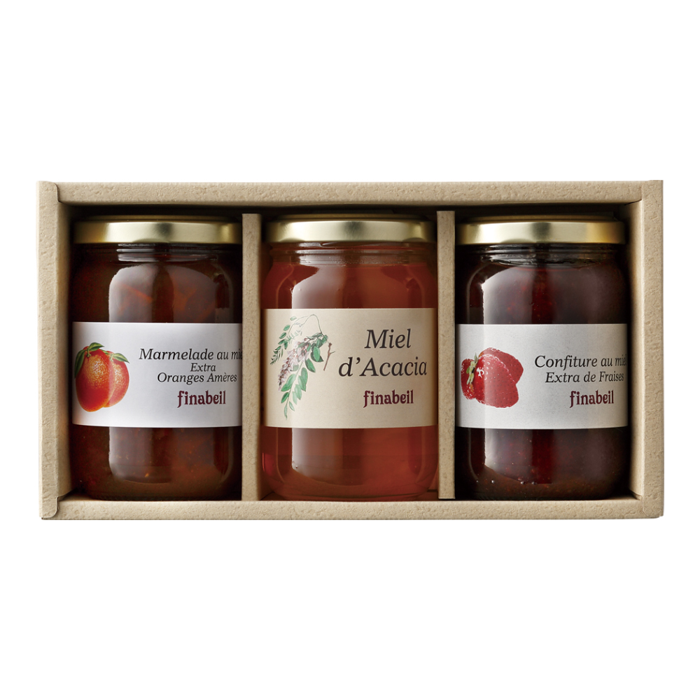〈フィナベル〉ジャム・純粋はちみつ詰合せ
