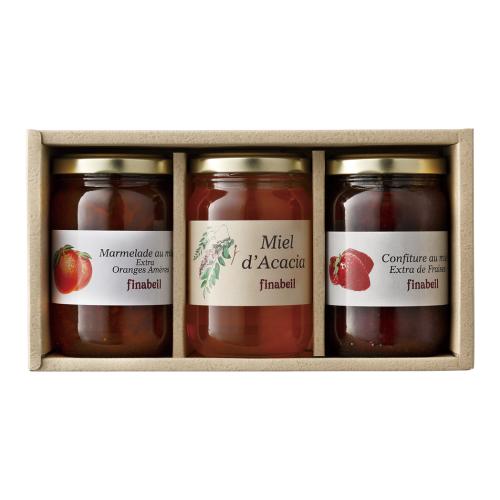〈フィナベル〉ジャム・純粋はちみつ詰合せ