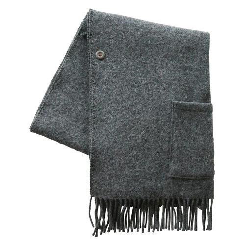 ウールストール ベーシックウール ダークグレー