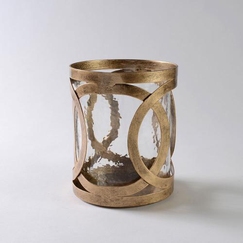 キャンドルホルダー アイアンリングS ゴールド