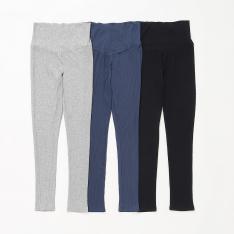 冷感リブらくちんレギンス3枚セット　M→L