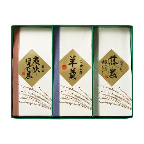 〈愛国製茶〉羊羹・銘茶詰合せ