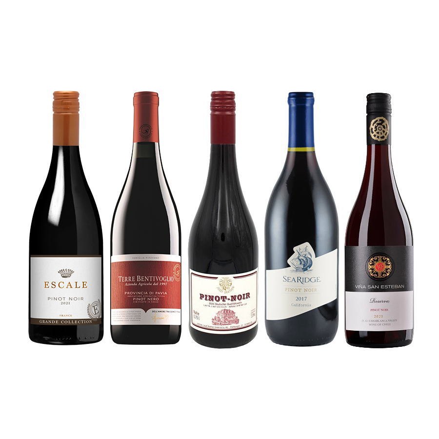 世界のピノ・ノワール飲み比べ5本セット