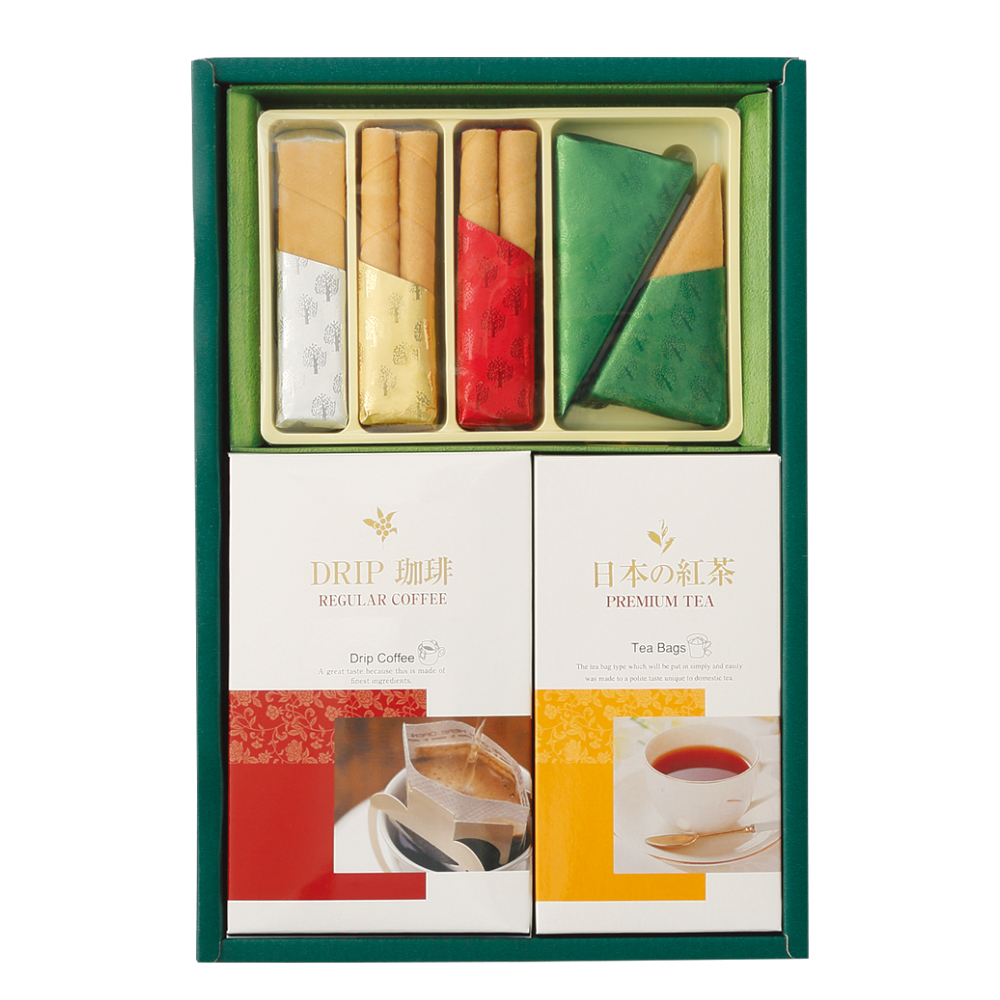 〈愛国製茶〉珈琲・紅茶・エコルセ詰合せ