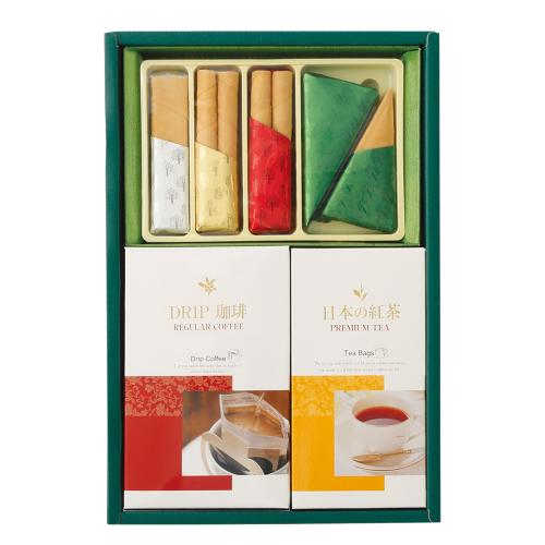 〈愛国製茶〉珈琲・紅茶・エコルセ詰合せ