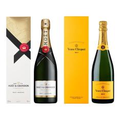 モエ・エ・シャンドン&ヴーヴ・クリコ福袋 シャンパーニュ飲み比べ2本セット