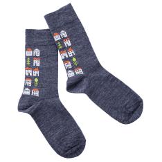 B＆Lソックス ハウス グレー レディース