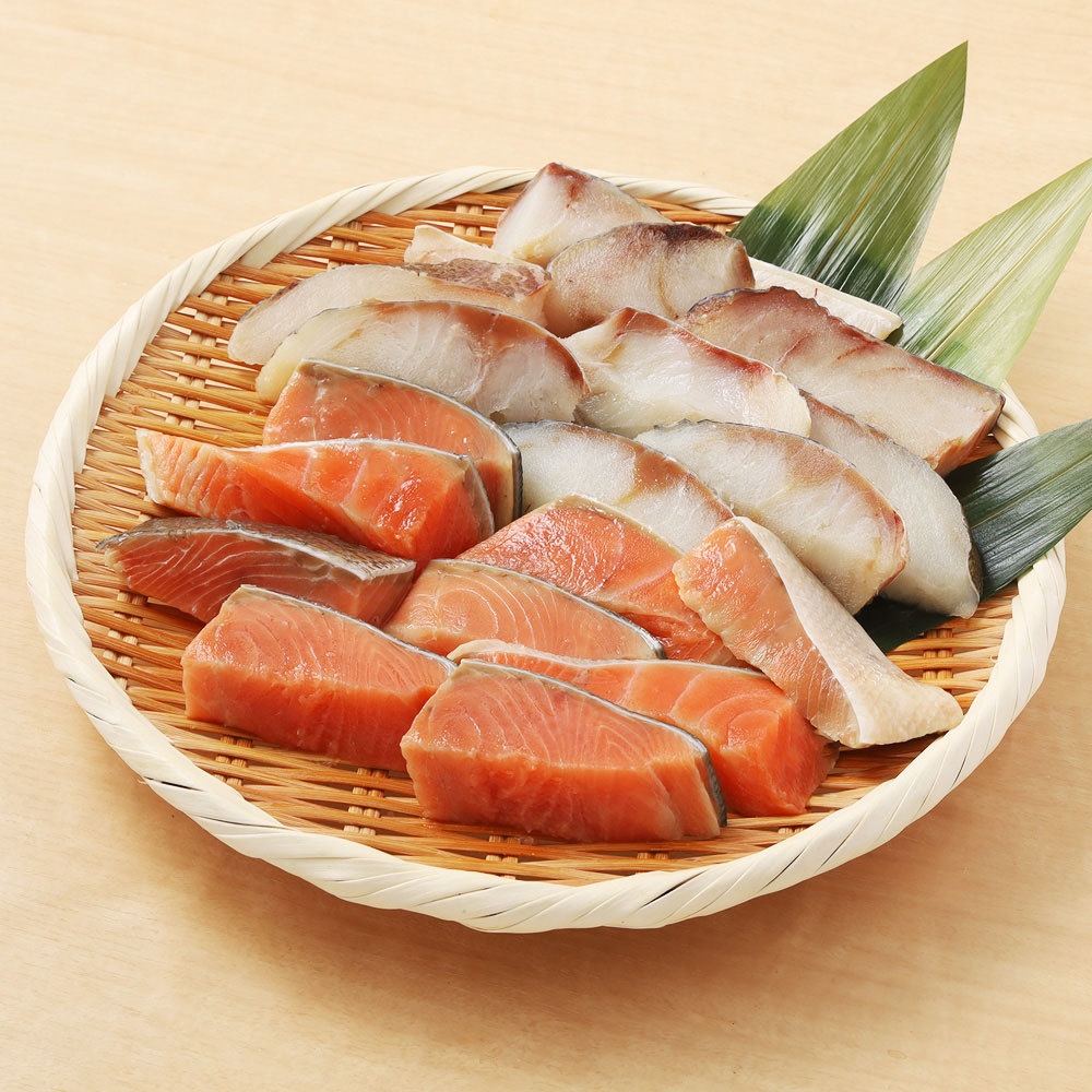 北海道産 秋鮭・真鱈切身(合計600g)福袋