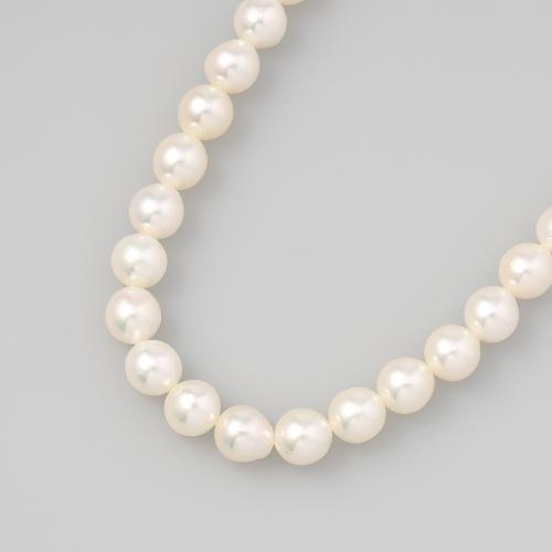 8.5mmアコヤ真珠ナチュラルホワイトネックレス