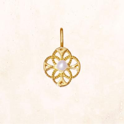 ティアー ベル ペンダント ウィズ ワン 18金ゴールド ペタル