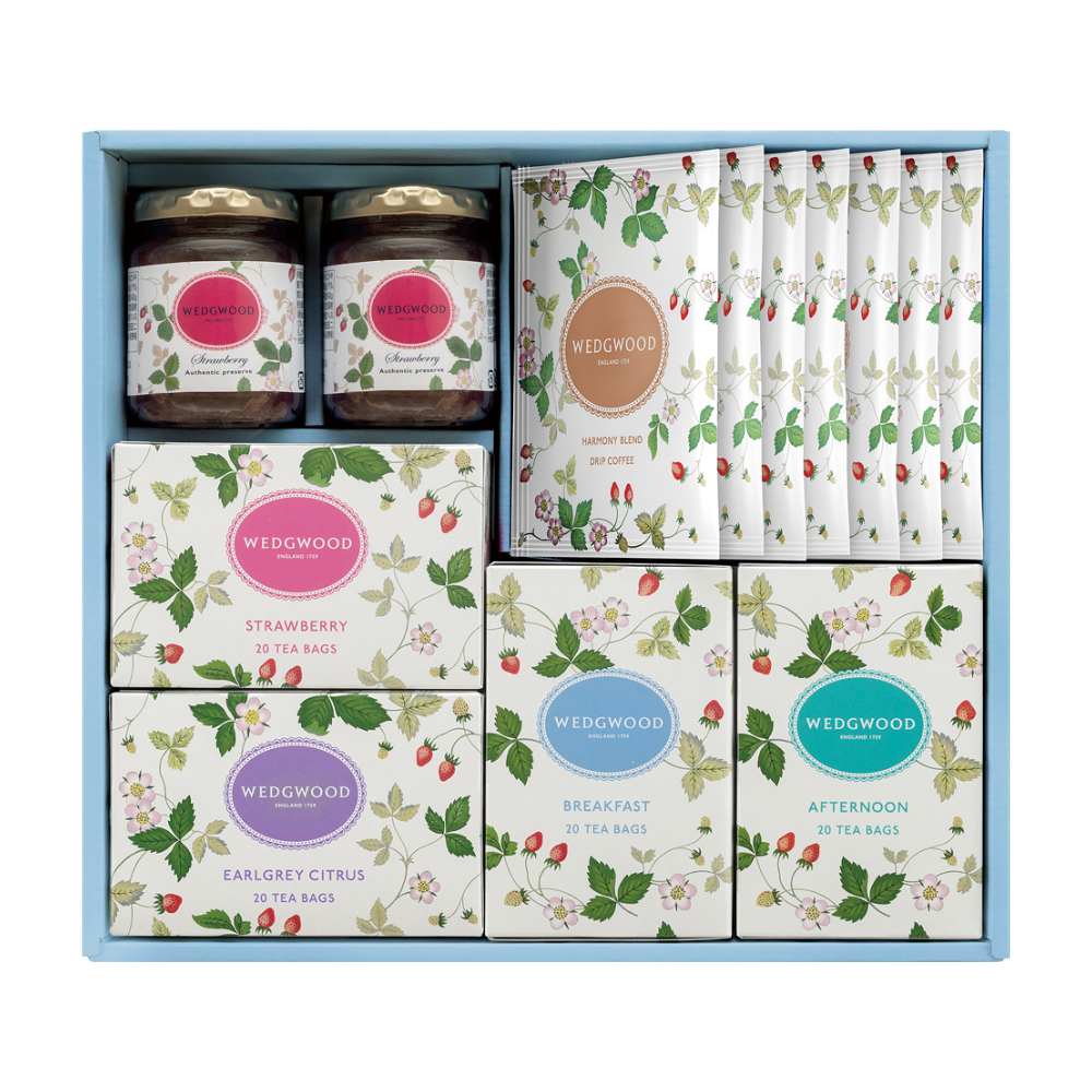 〈ウェッジウッド〉ワイルド　ストロベリー　アソート