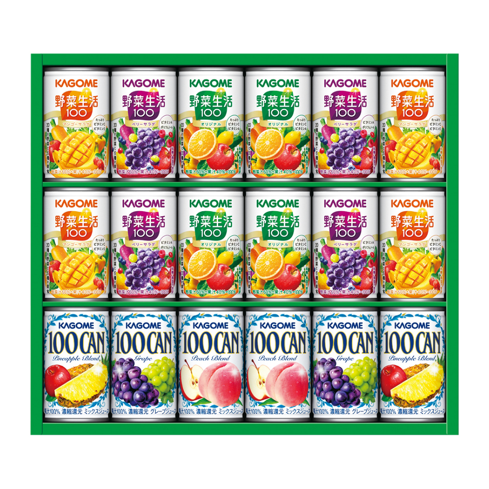 〈カゴメ〉フルーツ＆野菜飲料ギフト