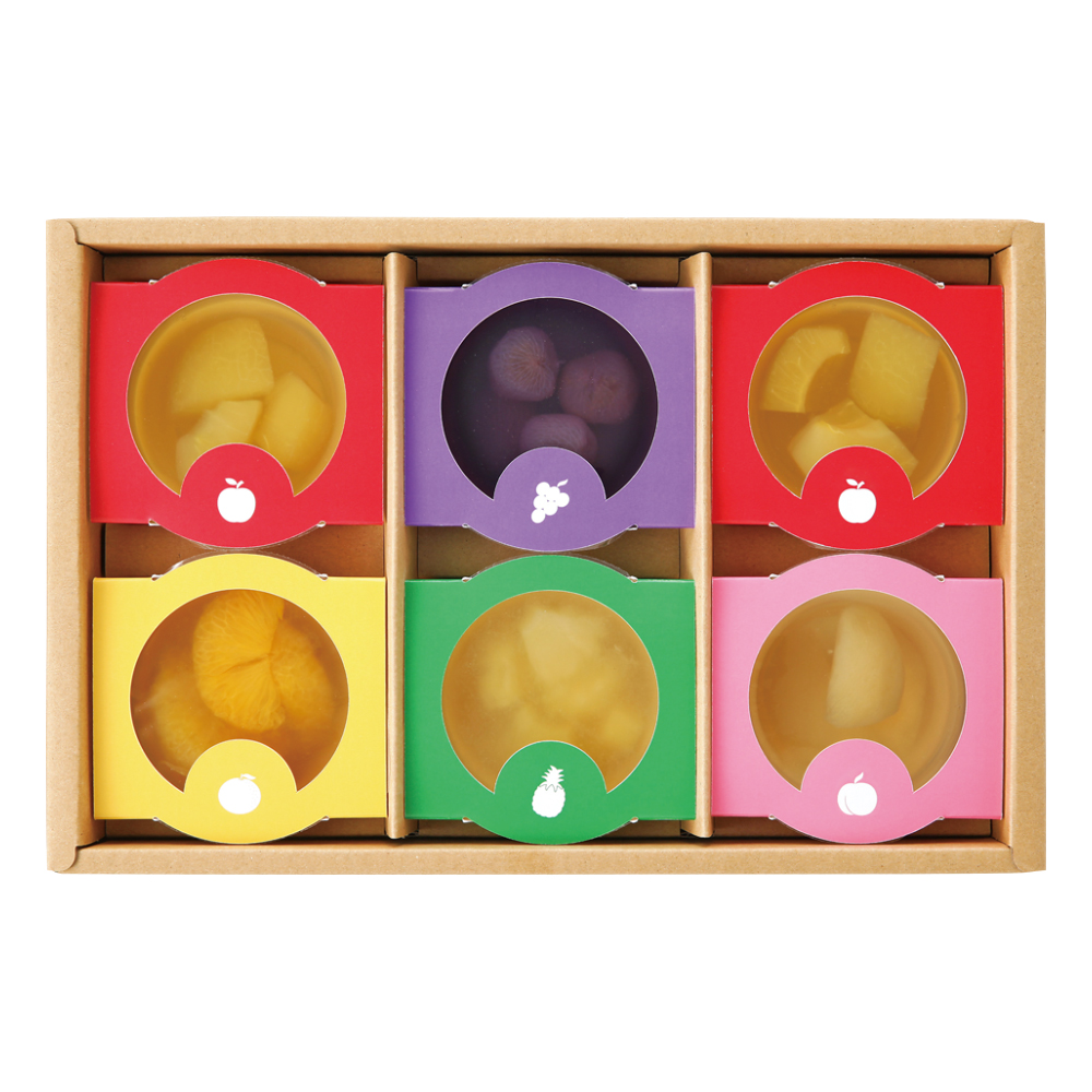 〈タカシマヤ〉国産フルーツの果肉そのままゼリー