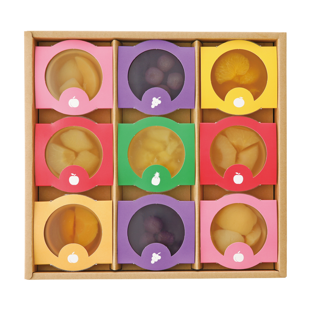 〈タカシマヤ〉国産フルーツの果肉そのままゼリー