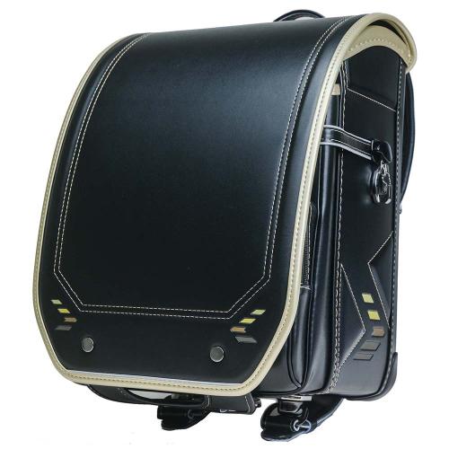 ＜くるピタ スピードライン＞ランドセル（1KK5650K ブラックゴールド）