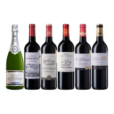 金賞シャンパン含むフランス金賞ワイン6本セット