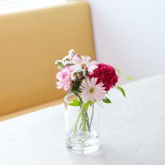季節のおまかせ10本ブーケと花瓶ギフト