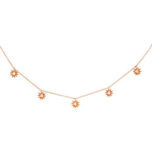 プティ カクタス ヴァニーユ  5ポイントダイヤモンド ネックレス