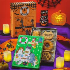 ねこ缶ハロウィンバージョン（365日クッキーがつづる幸せ）