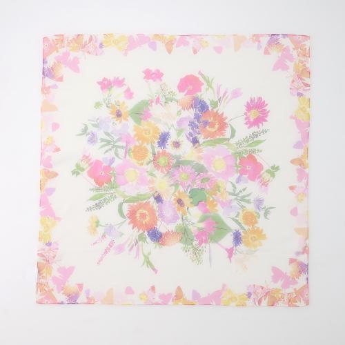 【母の日】＜m・mコレクション＞シルクスクエアスカーフ