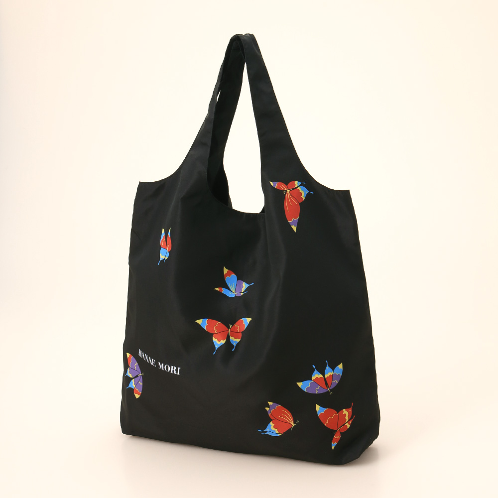 【母の日】ポケッタブルエコバッグ（レトロ蝶）