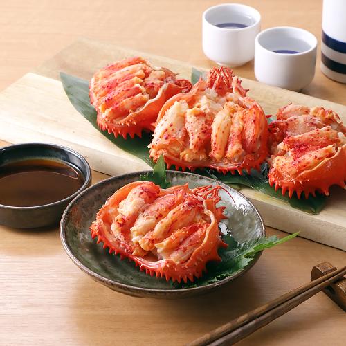 北海道産花咲がにの甲羅盛り