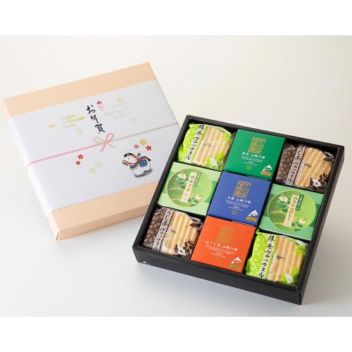 【お年賀】銘茶ティーバッグ・菓子詰合せ（お年賀掛け紙）
