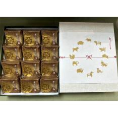 【お年賀】栗しぐれ12個入（お年賀掛け紙）