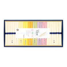 〈島善〉小豆島手延素麺彩景色（北海道産小麦100％）