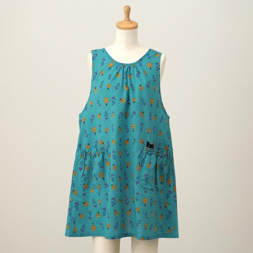 ふたつの花 背付きエプロン