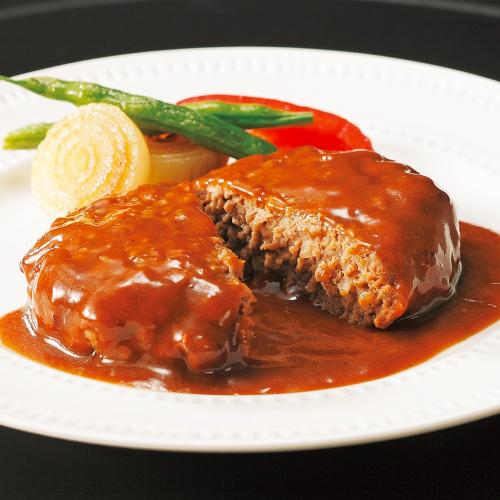 ＜大井肉店＞神戸ビーフと三田ポークの煮込みハンバーグ