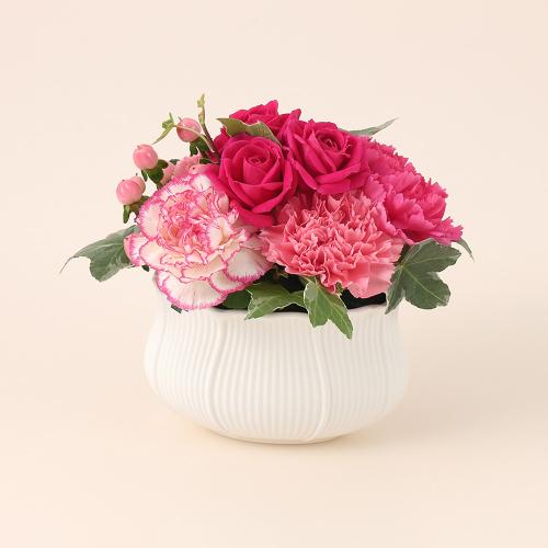 【母の日】生花アレンジメント「ローズ・ブロッサム」